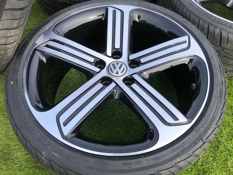GENUINE 19” VOLKSWAGEN SCIROCCO 19” CADIZ ALLOYS & NEW TYRES VW WHEEL