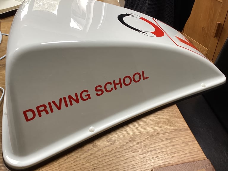 Driving school roof box DDS sign new 