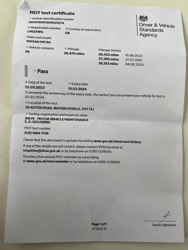 2012 Nissan Micra ACENTA 5-Door Petrol