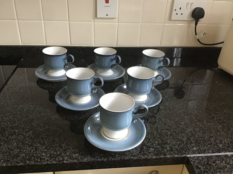 image for Six Denby cups & saucers