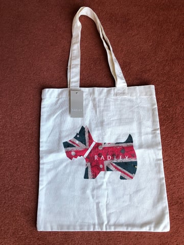 RADLEY IVORY LONDON UNION JACK COTTON CANVAS TOTE / SHOPPER BAG-NEW, in  Trafford, Manchester