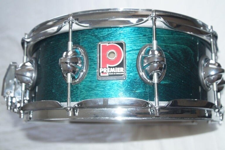 Premier Genista Birch snare drum 14 x 5 1/2 Leicester '90s