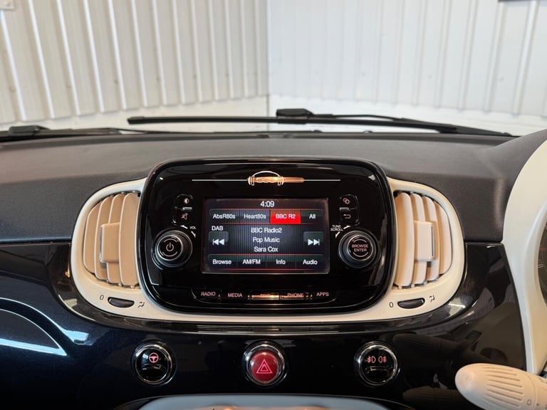 2018 Fiat 500C 1.2 Lounge Euro 6 (s/s) 2dr CONVERTIBLE Petrol Manual