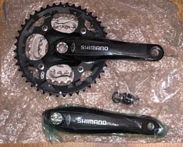 Shimano crank and chainring 