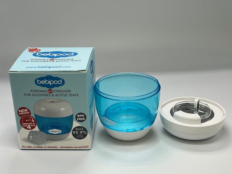 Bebipod portable UV steriliser for soothers and bottle teats