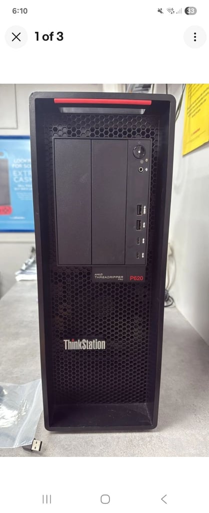 image for Lenovo p620 threadripper pro Ai setup.
