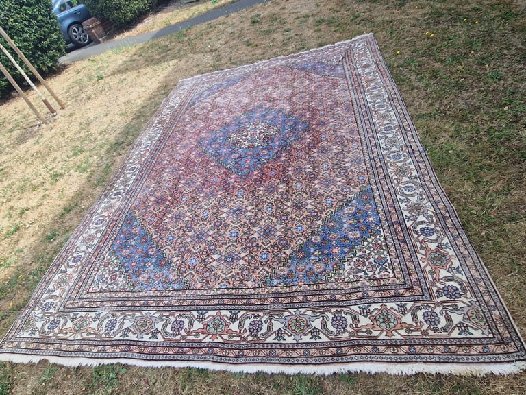 large handmade wool rug  