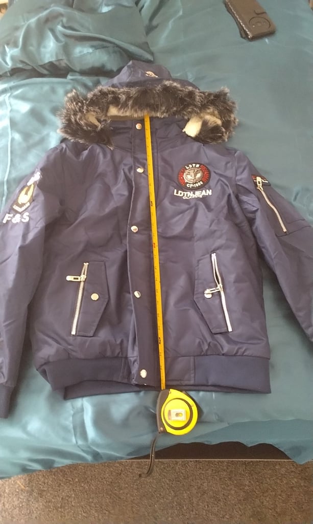 Brand new coat with removable hood