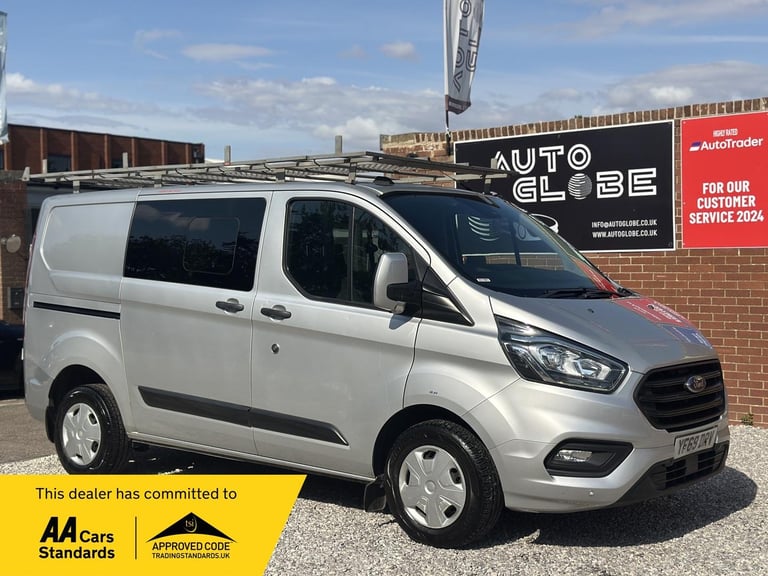 2019 Ford Transit Custom 2.0 300 EcoBlue Trend Crew Van L1 H1 Euro 6 (s/s) 5dr (6 Seat) PANEL VAN...
