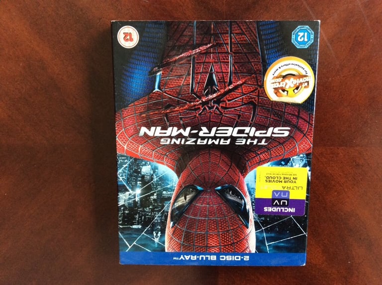 The Amazing Spider-Man blu Ray dvd 