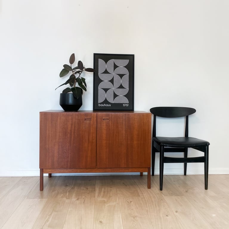 Mid century teak sideboard / record cabinet / TV unit in Danish style