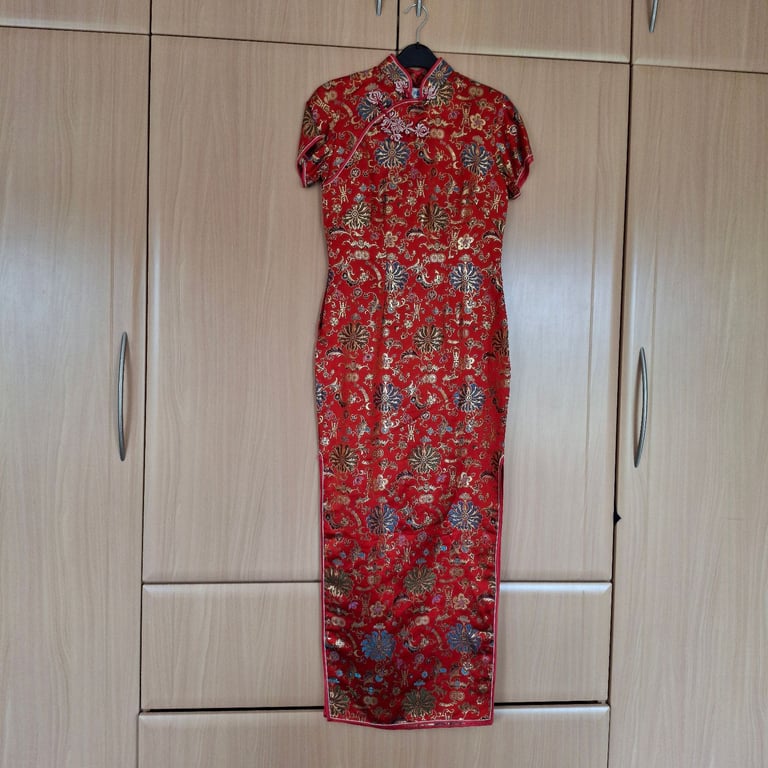 Chinese Red Dress - Very Good Condition