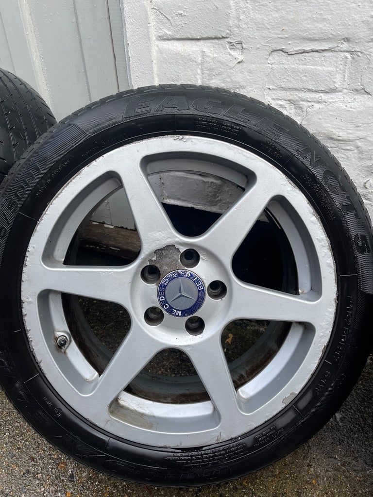Mercedes wheels alloys w201 w124 evo style r17 
