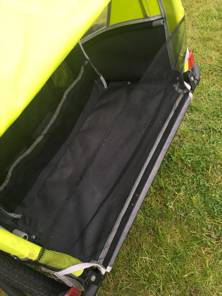 Used 2 seater bicycle trailer and pushchair conversion kit