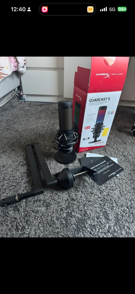 image for Hyperx microphone