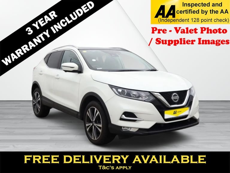2019 Nissan Qashqai 1.3 DIG-T N-Connecta SUV 5dr Petrol Manual Euro 6 (s/s) (140 ps) F/S/H! HATCH...