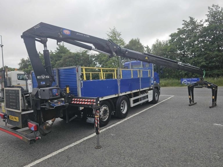 2017 MAN TGS 26.360 6X2 DROPSIDE 20ft Flat