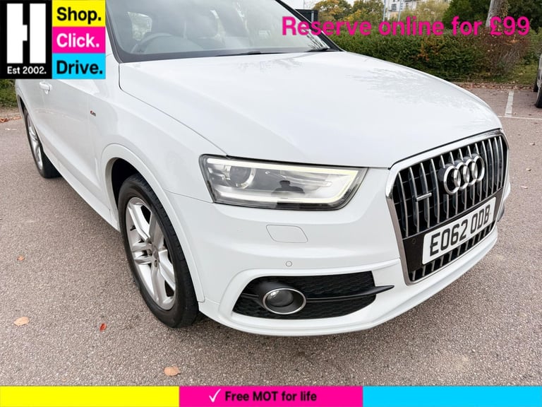 2012 Audi Q3 2.0 TFSI S line SUV 5dr Petrol Manual quattro Euro 5 (s/s) (170 ps) ESTATE Petrol Ma...