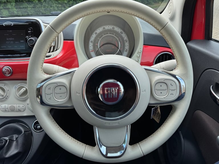 2016 Fiat 500 0.9 TwinAir 105 Lounge 3dr HATCHBACK Petrol Manual