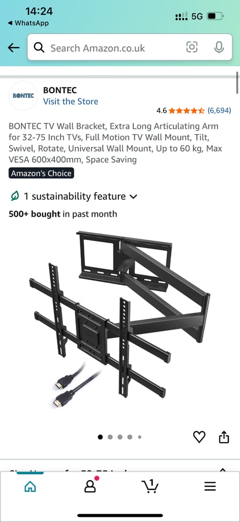 BONTEC TV Wall bracket
