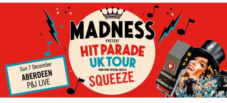 Madness @ P&J live tickets