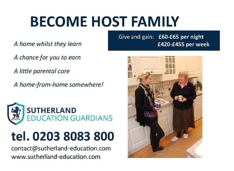 Host families in Newbury area are needed 