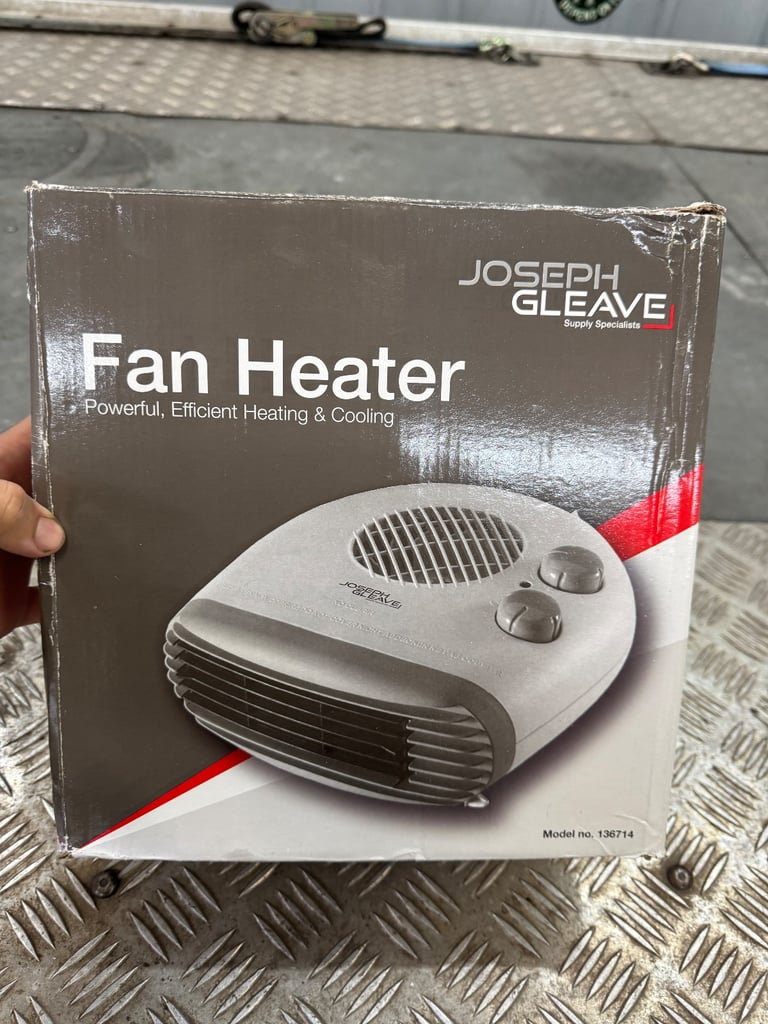 Joseph gleave fan heater brand new 