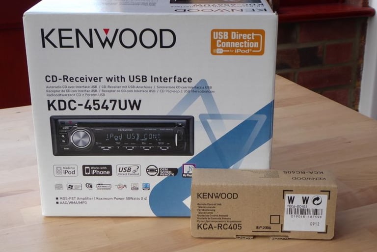 Kenwood KDC-4547UW Car CD Receiver With USB Interface