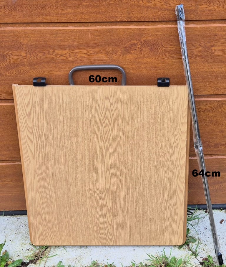 Caravan motorhome camper or boat table - not free standing (attached to the wall)
