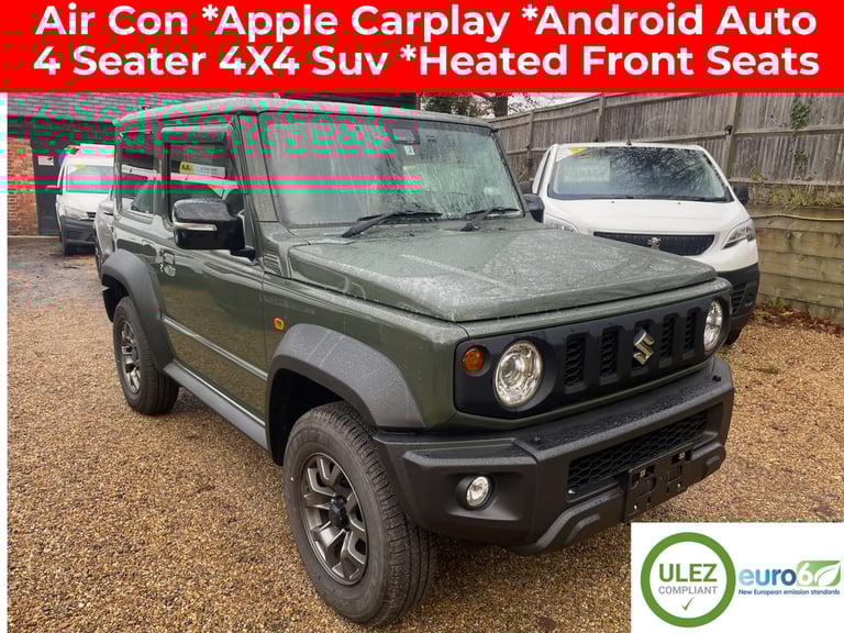 image for 2018 Suzuki Jimny 1.5 SZ5 ALLGRIP 4X4 Petrol Manual 4 Seater SUV In Green  4x4 Petrol Manual