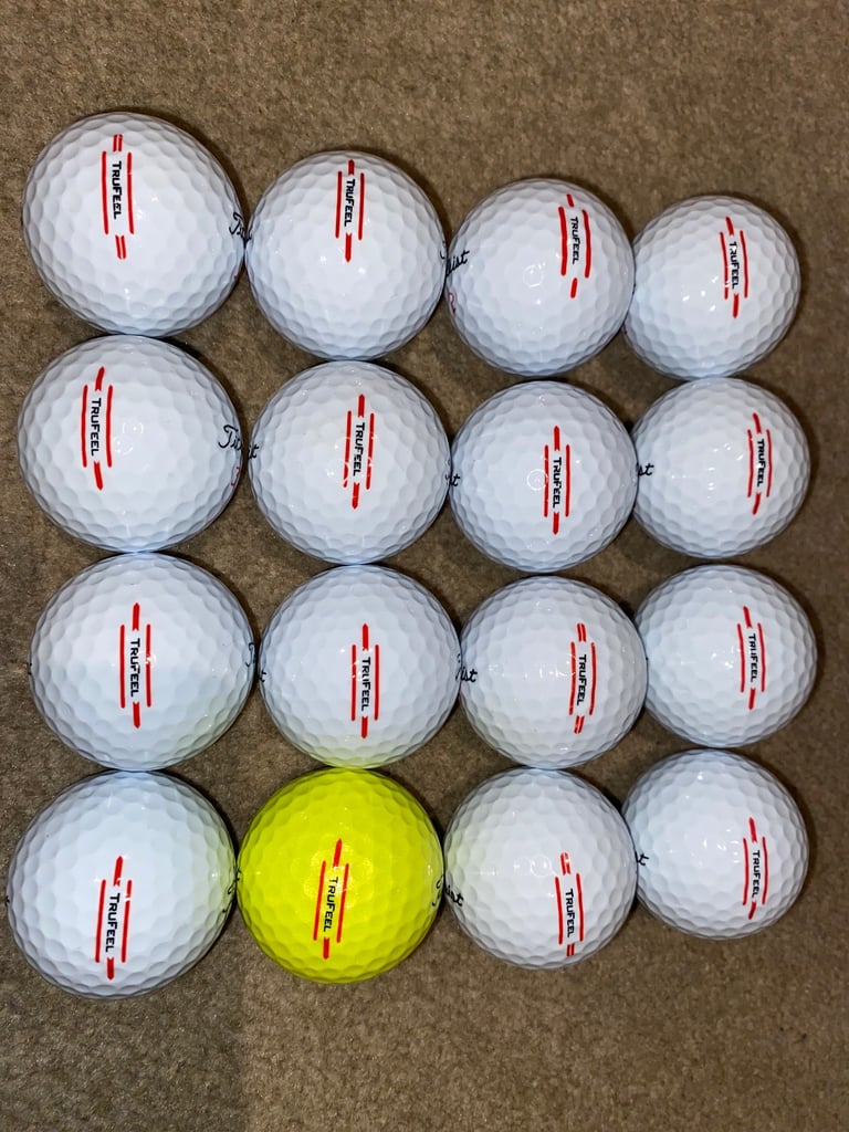 image for 16 Mint Condition Titleist Trufeel Golf Balls