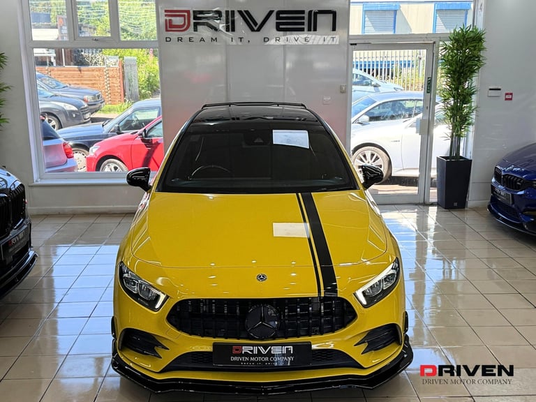 STUNNING! MERCEDES BENZ A35 2.0 AMG 4MATIC+ AERO KIT + SUN YELLOW +FREE DELIVERY