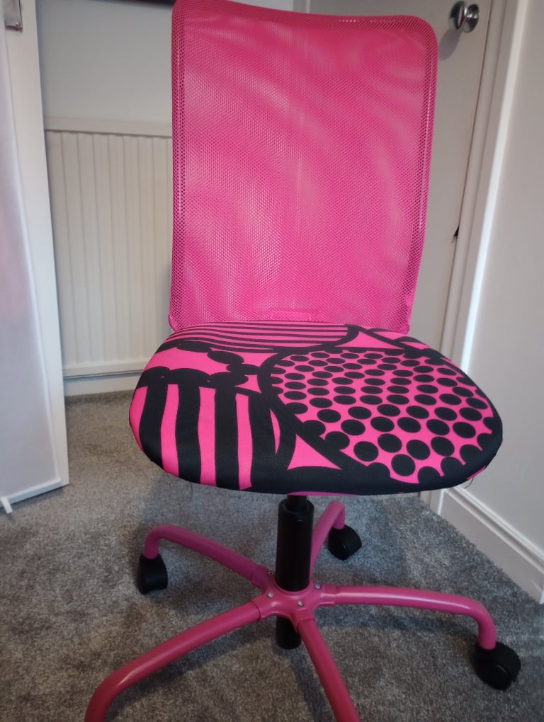 Ikea pink swivel desk chair cheap