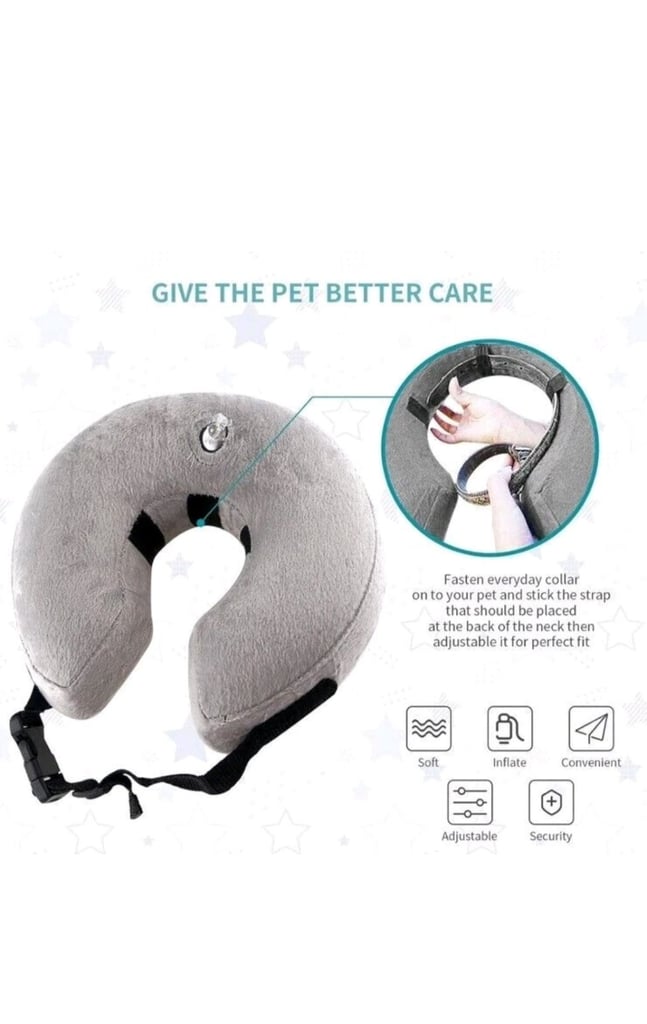 image for Dog Inflatable Recovery Collar XL
