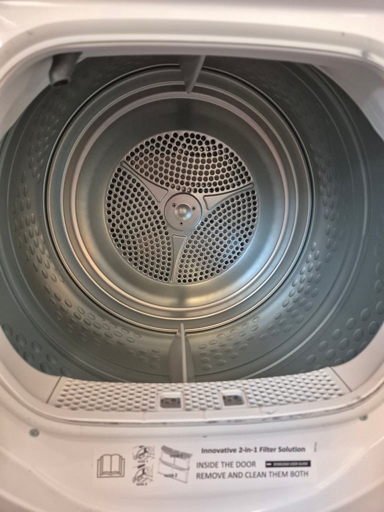 White candy tumble dryer