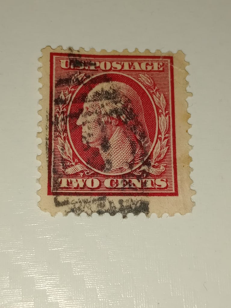 image for 1920 2c Washington Sc # 482a Ty 1a***Schermack Stamp****