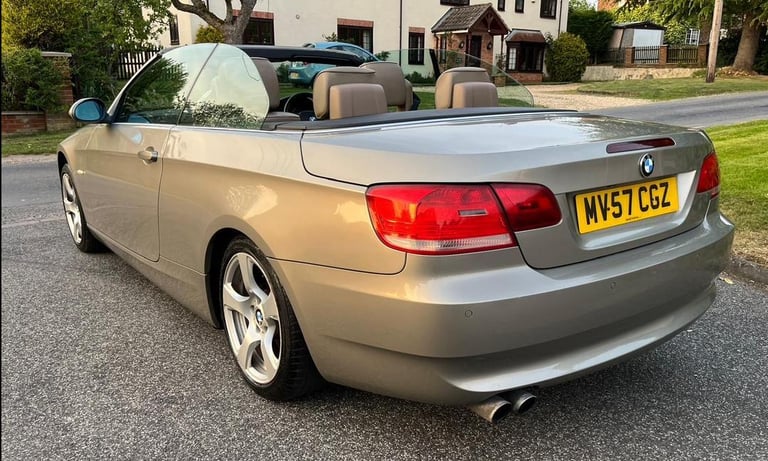 2007 (57) BMW 325i 3.0 SE PETROL CONVERTIBLE LONG MOT DRIVES GREAT JUST SERVICED