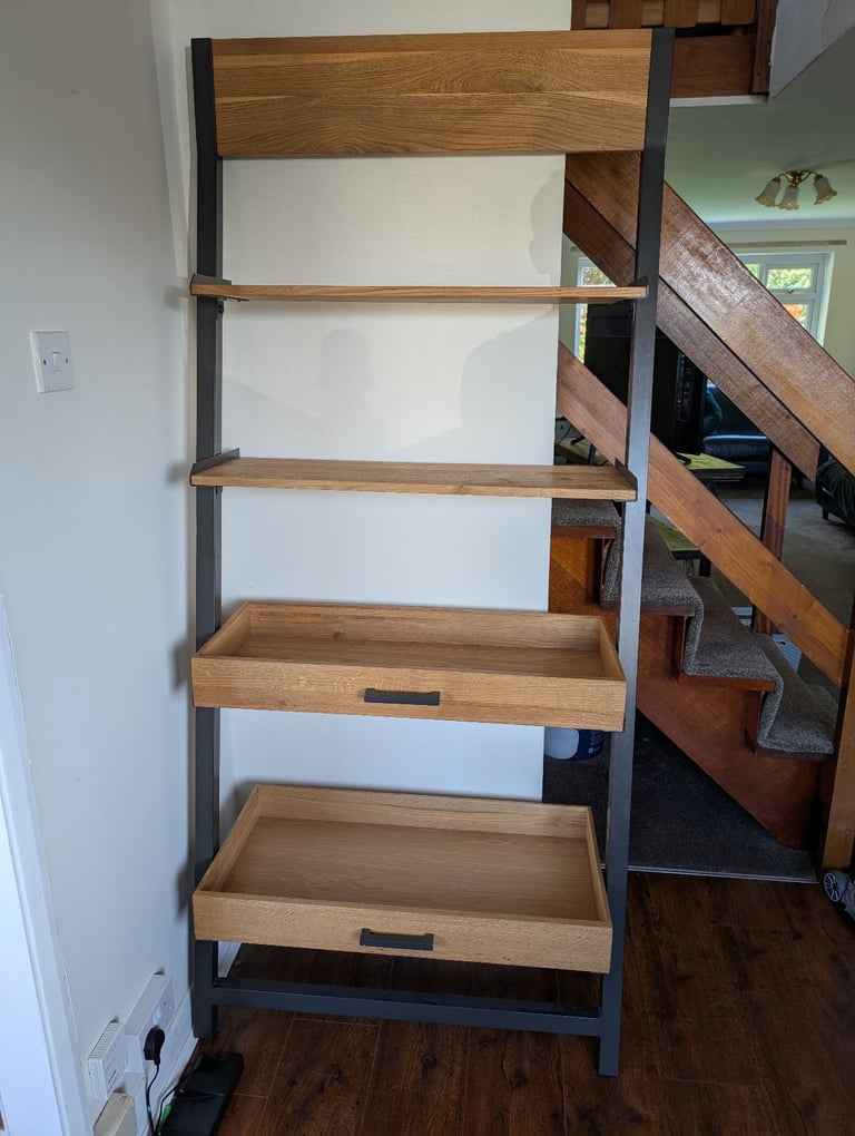 image for Oak shelving unit 