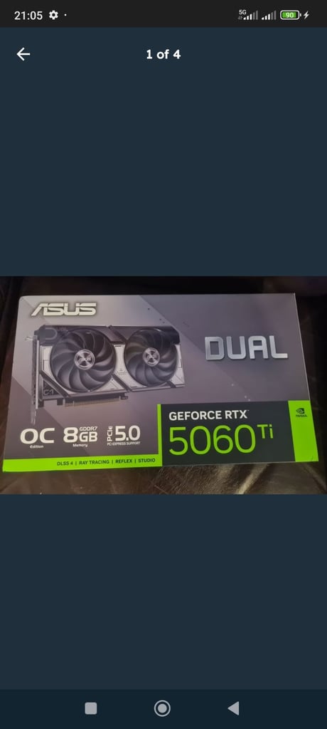 Asus rtx 5060ti (8gb) Brand new