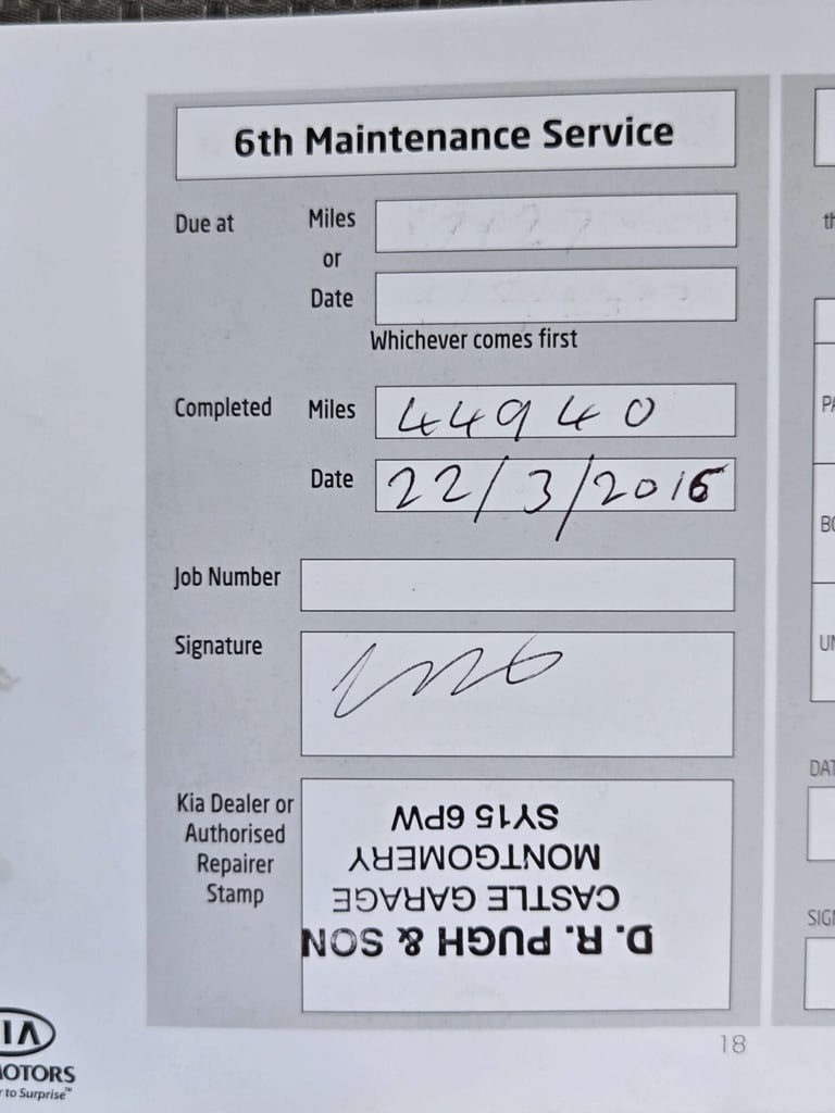 2010 Kia Sedona 2.2 Sedona 2 CRDi 5dr MPV Diesel Manual