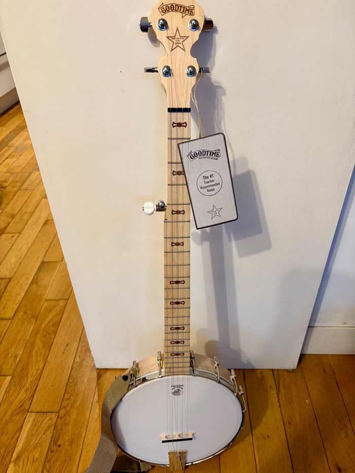 image for Deering Goodtime 5 String Banjo with accessories - Like New