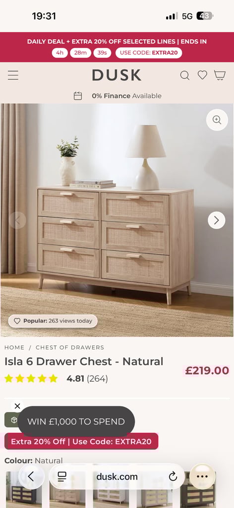 New bedroom furniture 