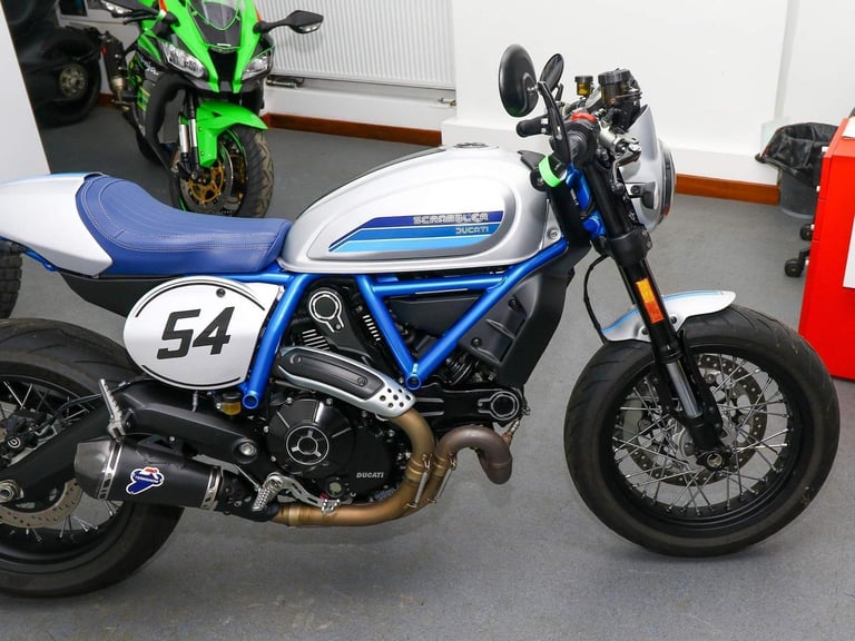 2019, '19 Ducati Scrambler Café Racer. ONLY 2,629 MILES. Termignoni Pipe. £7,495