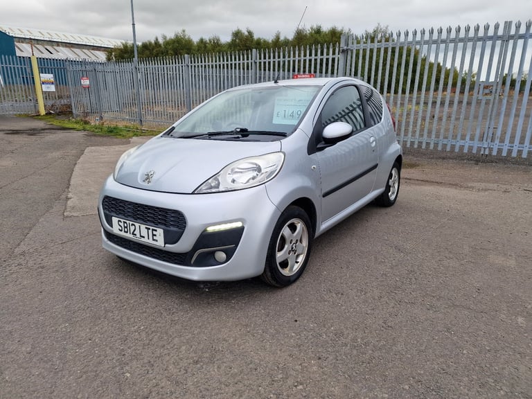 Peugeot, 107, £20 year road tax Hatchback, 2012, Manual, 998 (cc), 3 doors