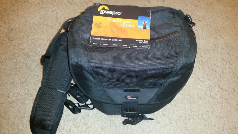image for Lowepro Camera Bag - Brand new unused - Stealth D200 AW for Digital SLR and 3-4 Lenses - Black