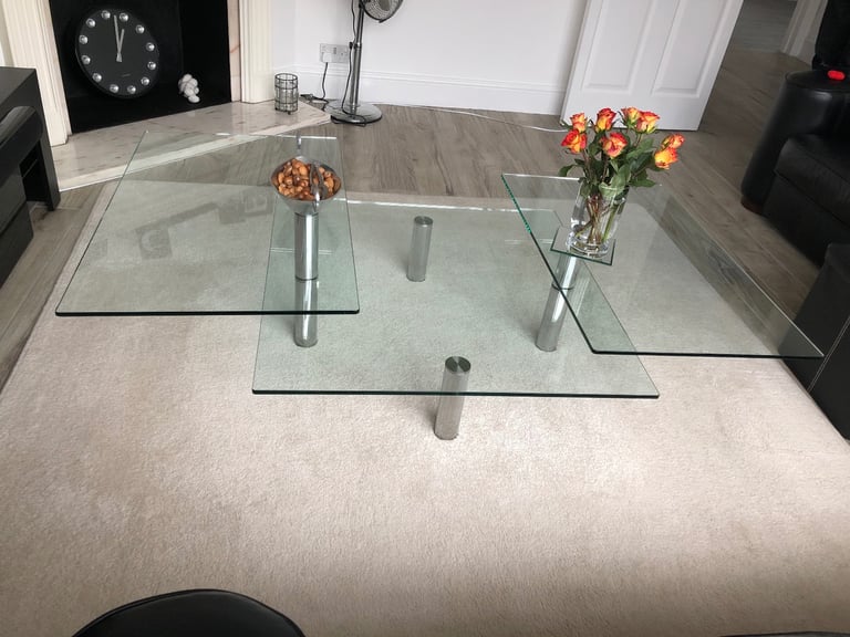Glass Square Coffee Table