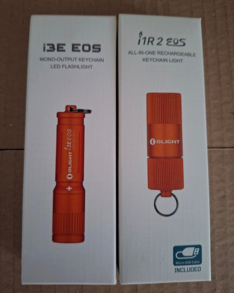 Olight and Klarus torch collection all types available brand new will post very rare 