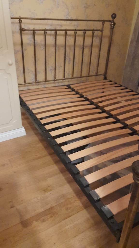 image for Real brass bedframe 