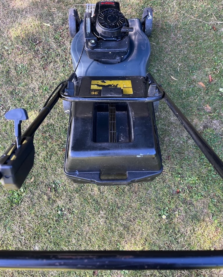 Alko petrol lawnmower VGC big 19”cut heavy gauge steel deck easy start mower serviced sharpened 