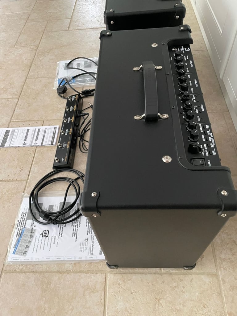 Boss Katana 100 MKII pair of “like new” guitar amplifiers & GA-FC EX 6-switch foot controller